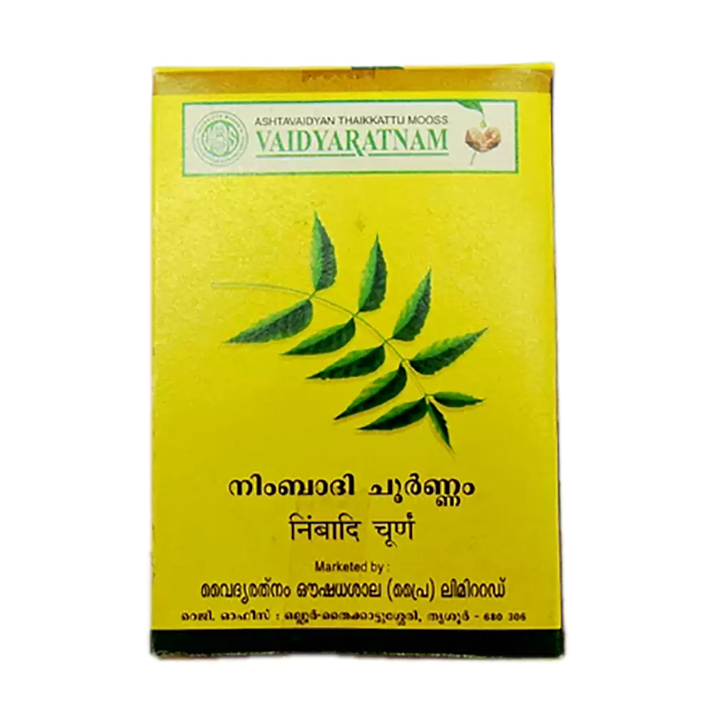 Vaidyaratnam Nimbadi Choornam, 50 g-1.webp